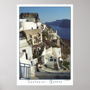 Santorini Plakat (hohe Auflösung)
