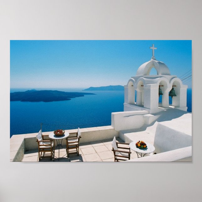 Santorini Poster (Vorne)