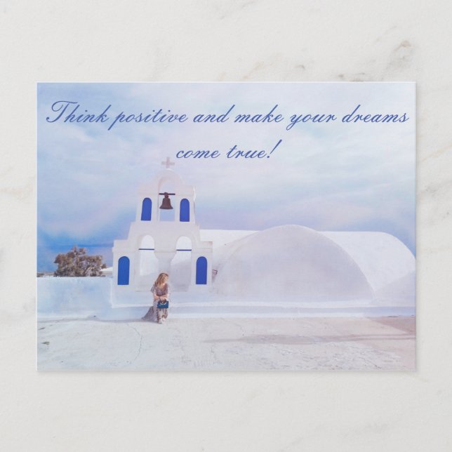 Santorini :-) postkarte (Vorderseite)