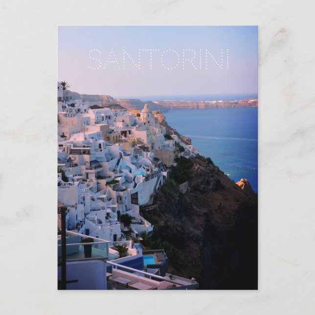 Santorini Postkarte (Vorderseite)
