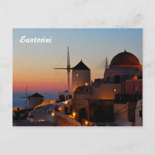 Santorini Postkarte