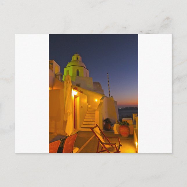 Santorini Postkarte (Vorderseite)