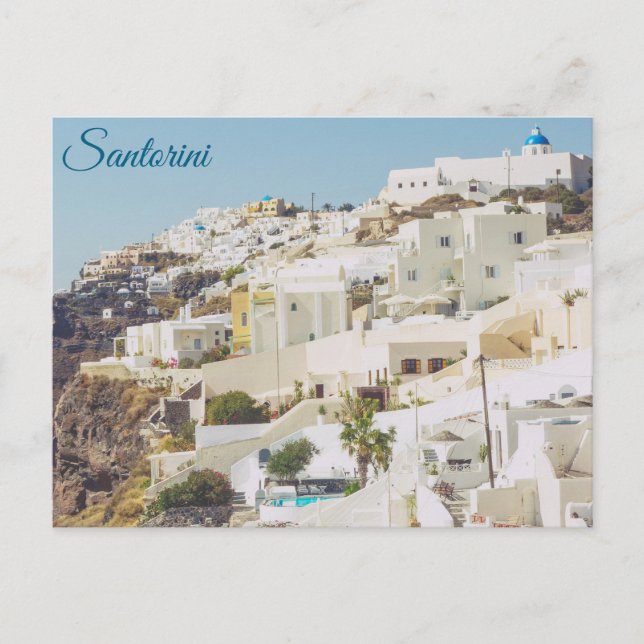 Santorini Postkarte (Vorderseite)