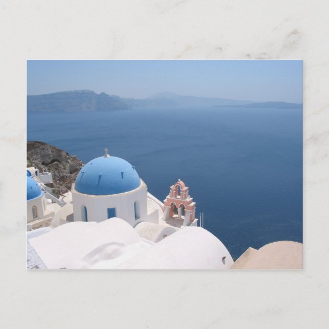Santorini Postkarte (Vorderseite)