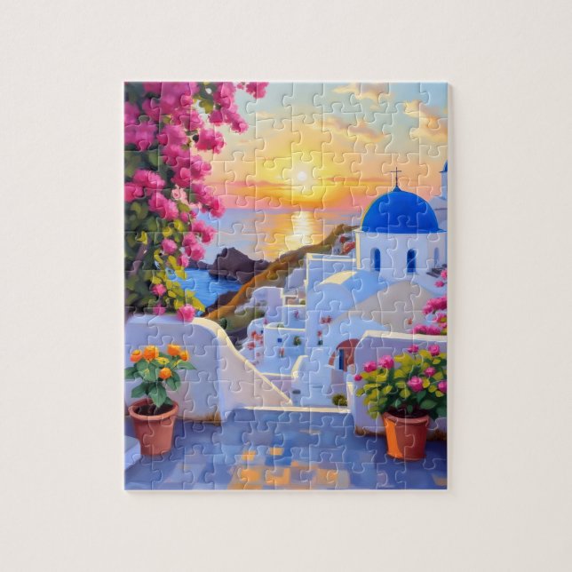 Santorini Puzzle (Vertikal)