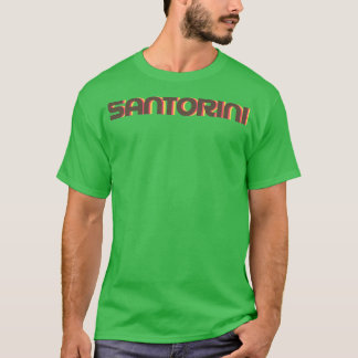 Santorini Retro T-Shirt
