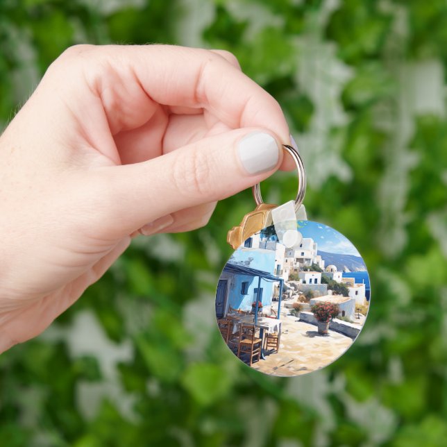 Santorini-Schlüsselanhänger Schlüsselanhänger (Hand)