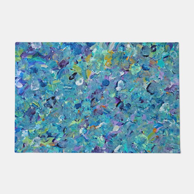 Santorini Seaglass Outdoor Rug Fußmatte (Vorderseite)