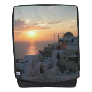 Santorini Sunset Adult Rucksack