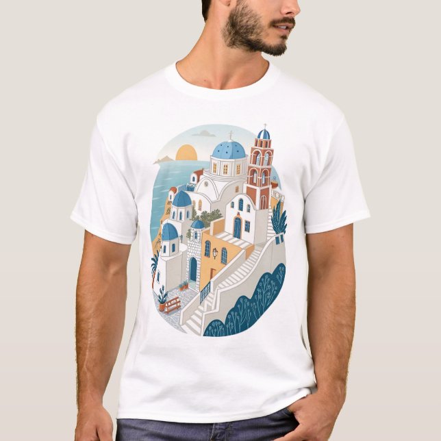 SANTORINI T-Shirt (Vorderseite)