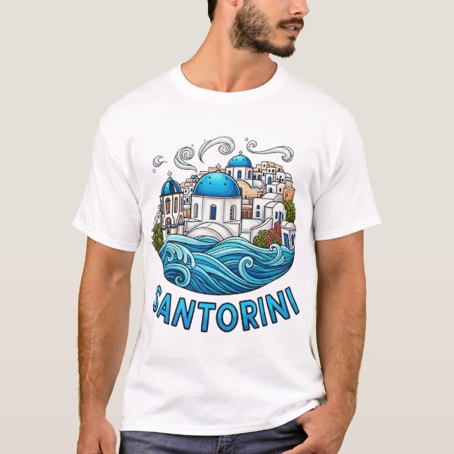 SANTORINI T - SHIRT (Vorderseite)