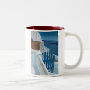Santorini Tor Zweifarbige Tasse