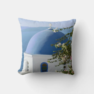 Santorini Travel Throw Kissen / Kissen