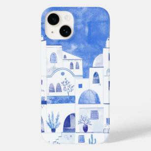 Santorini Watercolor Case-Mate iPhone 14 Hülle