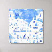 Santorini Watercolor