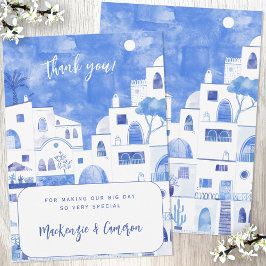 Santorini Wedding Danke-Card Einladung