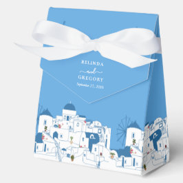 Santorini Zielort Griechische Insel Hochzeit Geschenkschachtel