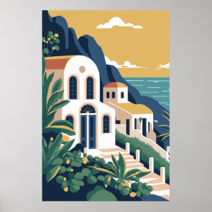Santorinsel Poster