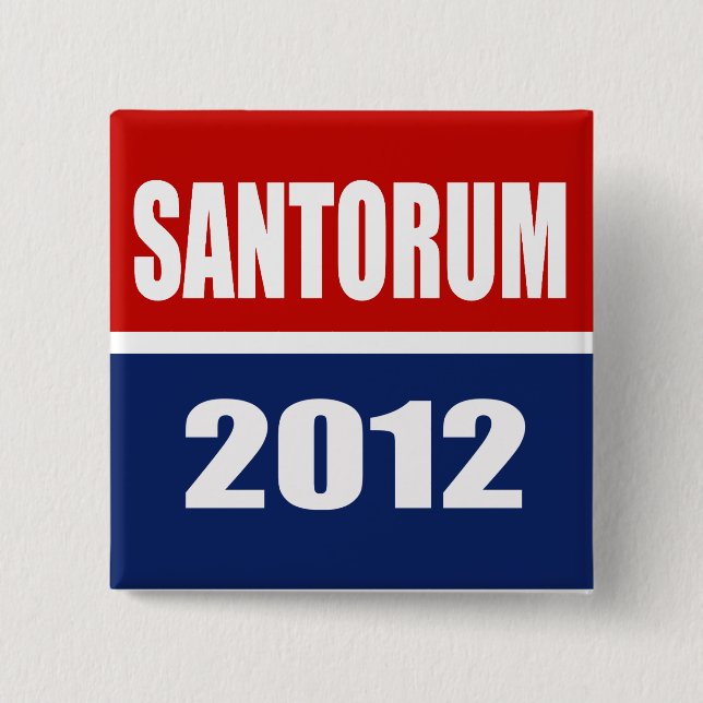 SANTORUM 2012 BUTTON (Vorderseite)