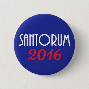 SANTORUM 2016 BUTTON