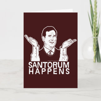 Santorum geschieht Karte
