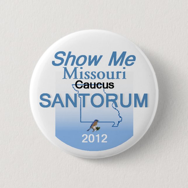 Santorum MISSOURI Knopf Button (Vorderseite)