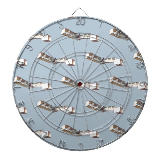 Santos-Dumont 14-Bis-Flugzeug Dartscheibe (vorne)