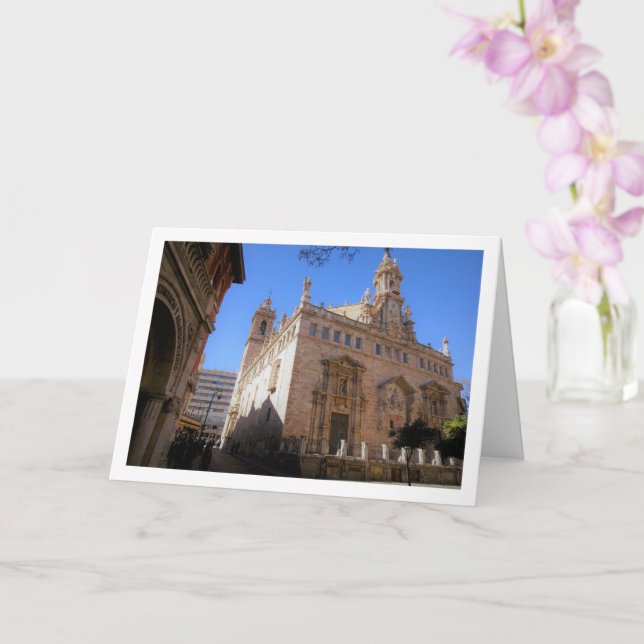 Santos Juanes Church, Valencia City, España Karte (Orchidee)