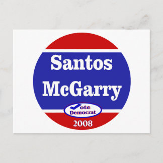 Santos McGarry im Jahr 2008 Postkarte