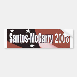 Santos McGarry im Jahre 2008 Autoaufkleber