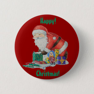 sants, die Geschenke und Spielwaren für Button