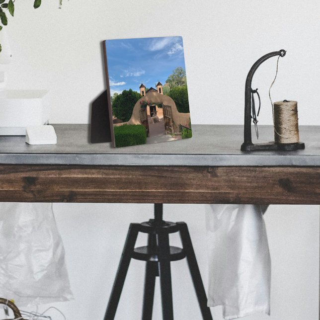 Santuario de Chimayo Kirche Foto katholisch Fotoplatte (Von Creator hochgeladen)