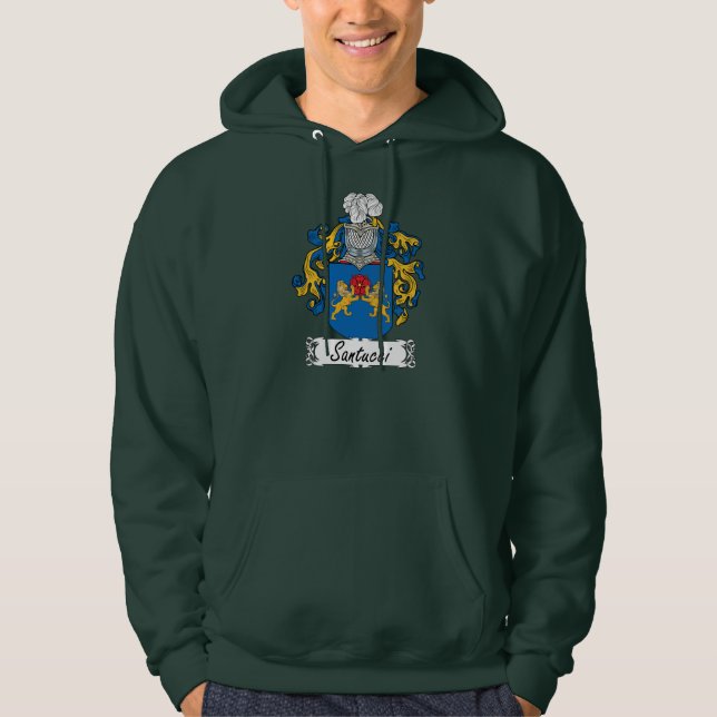 Santucci Familienwappen Hoodie (Vorderseite)