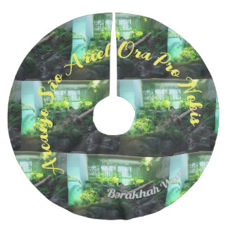 São Ariel PANDA Saio de arvore Polyester Weihnachtsbaumdecke