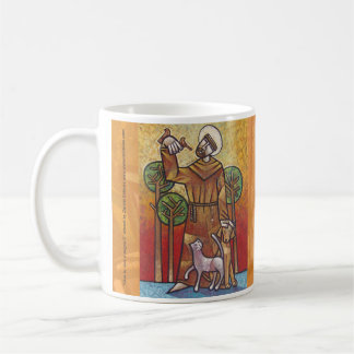 São Francisco de Assis - Contemporary Cubist Relig Kaffeetasse