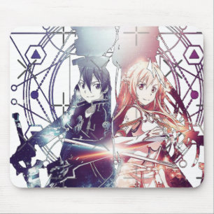 SAO KIRITO ASUNA MOUSEPAD