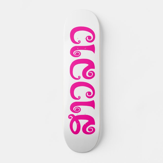 Sao Lao ✿ Lady Lao ✿ Laos / laotische Sprache Skateboard (Vorderseite)