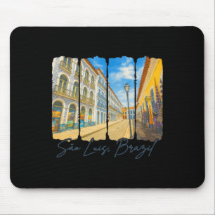 Sao Luis Brasil Reise Reise Pinselstrich Sao Lui Mousepad