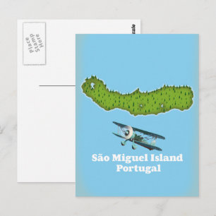São Miguel Insel Portugal Karte
