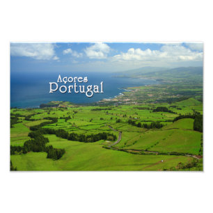 Sao Miguel Landschaft Fotodruck