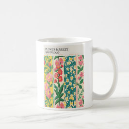 Sao Paolo Blume Marktplakat Kaffeetasse