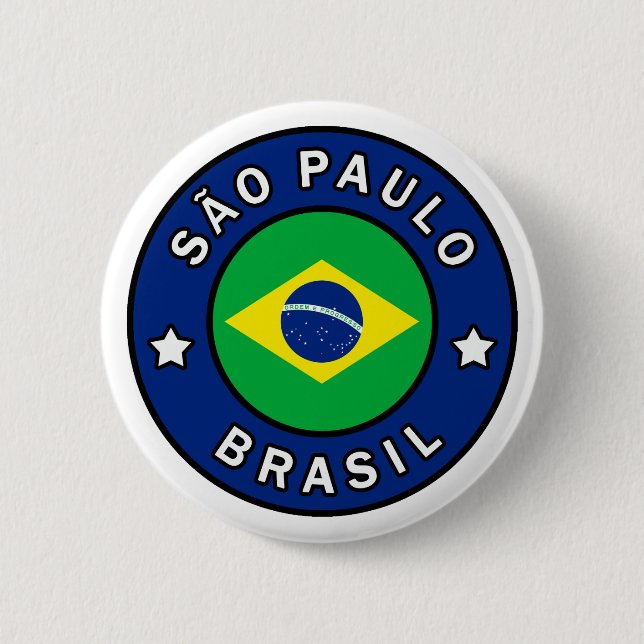 São Paulo Brasil Button (Vorderseite)
