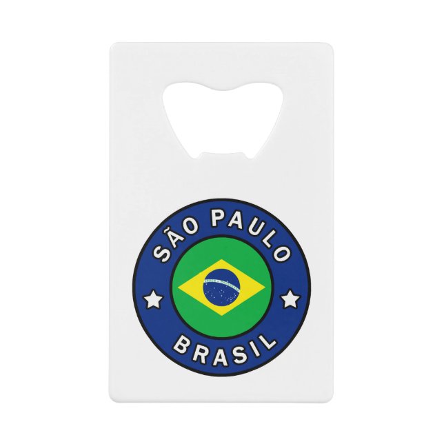 São Paulo Brasil Geldbeutel Flaschenöffner (Vorderseite)