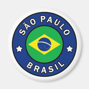 São Paulo Brasil Magnet