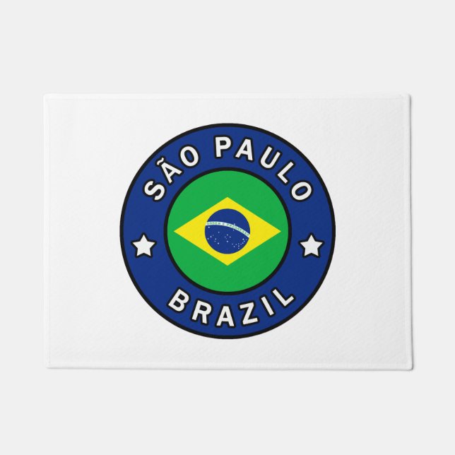 São Paulo Brasilien Fußmatte (Vorderseite)