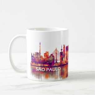 Sao Paulo Brazil Skyline Kaffeetasse