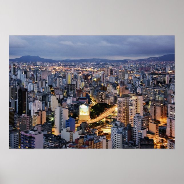 Sao Paulo Cityscape 2 Poster (Vorne)