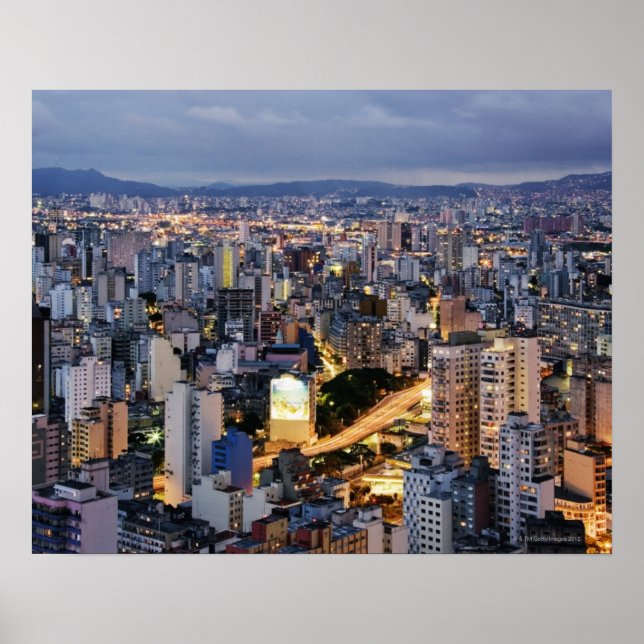 Sao Paulo Cityscape 2 Poster (Vorne)