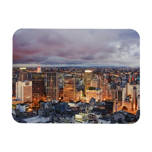 Sao Paulo Cityscape Magnet (Horizontal)