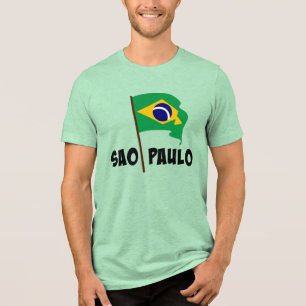São Paulo, Flagge Brasiliens, Tri-Blend Shirt